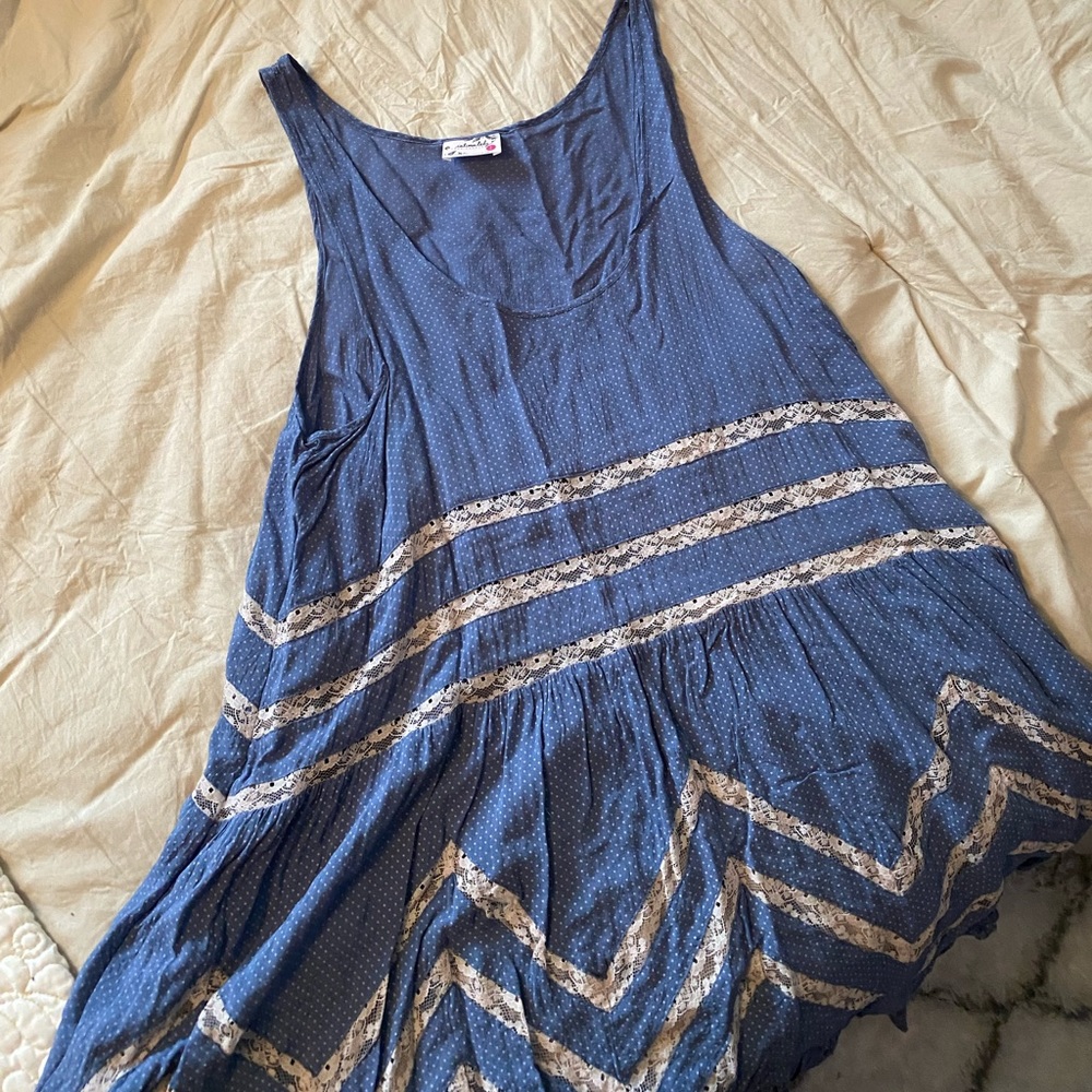 Free people trapeze slip dress
